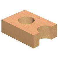 Forets pour trou de passage &agrave; pointes au carbure, Diam&egrave;tre de 2/5" Auto-Cam