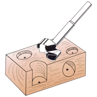 M&egrave;che Forstner, 2/5", Tige 8 mm, Longeur de 3-1/2" Auto-Cam