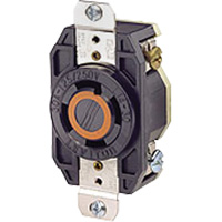 Prise encastr&eacute;e mise &agrave; la terre simple &agrave; trois bornes et quatre fils Auto-Cam