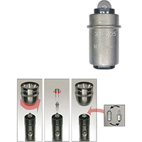 Lampes de poche Mini, DEL, 97 lumens, Piles AA Auto-Cam