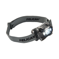 2760 Headlamp, LED, 204 Lumens, 2 Hrs. Run Time, AAA Batteries Auto-Cam