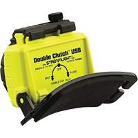 Double Clutch USB Headlamp, LED, 125 Lumens, 3.5 Hrs. Run Time, Rechargeable Batteries Auto-Cam