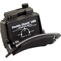 Double Clutch USB Headlamp, LED, 125 Lumens, 3.5 Hrs. Run Time, Rechargeable Batteries Auto-Cam