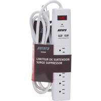 USB Charging Surge Protector, 6 Outlets, 1200 J, 1875 W, 6' Cord XH064 | Auto-Cam