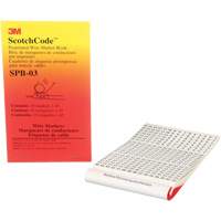 ScotchCode™ Pre-Printed Wire Marker Book XH305 | Auto-Cam