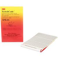 ScotchCode™ Pre-Printed Wire Marker Book XH306 | Auto-Cam
