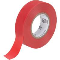 Electrical Tape, 19 mm (3/4") x 18 M (60'), Red, 7 mils XH383 | Auto-Cam