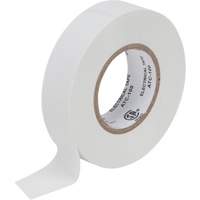 Electrical Tape, 19 mm (3/4") x 18 M (60'), White, 7 mils XH386 | Auto-Cam