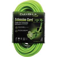 Flexzilla<sup>®</sup> Pro Industrial Extension Cord, SJTW, 14/3 AWG, 15 A, 50' XI522 | Auto-Cam