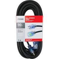 All-Rubber™ Outdoor Extension Cord, SJOOW, 12/3 AWG, 15 A, 50' XI528 | Auto-Cam