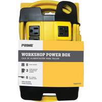 Workshop Power Box, 8 Outlet(s), 6', 15 Amps, 1875 W, 125 V XC040 | Auto-Cam
