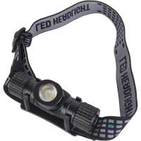 Magnetic Headlamp, LED, 1100 Lumens, 4.5 Hrs. Run Time, Rechargeable Batteries Auto-Cam