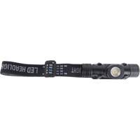 Magnetic Headlamp, LED, 1100 Lumens, 4.5 Hrs. Run Time, Rechargeable Batteries Auto-Cam