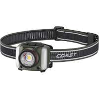FL97R Tri-Colour Headlamp with Twist Focus & Voice Activation, LED, 830 Lumens, 2 Hrs. Run Time, Rechargeable Batteries Auto-Cam