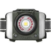 FL97R Tri-Colour Headlamp with Twist Focus & Voice Activation, LED, 830 Lumens, 2 Hrs. Run Time, Rechargeable Batteries Auto-Cam